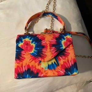 Tie dye purse